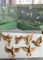 Wall Decor Sparrows | Resin Birds 6 Pcs Set Wall Decor | Hanging Sparrows | Decoration Sparrows |. 