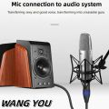 6.35mm XLR Male And Female Microphone Cable Large Three Core Large Two Core Mixing Table Power Amplifier Sound Cable. 