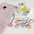 1Pair Cartoon Luminous Octopus Phone Lanyard Lovely Animal Mobile Phone Chain Keyring Camera Pendant Car Key Accessories. 