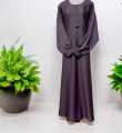 PREMIUM QUALITY KOREAN NIDA STUFF ABAYA (CHEST 24 AND LENGTH 54). 