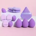12pcs All-Purpose Makeup Sponge Set, Consisting of 3 Loose Powder Puffs, 3 Mini Air Cushion Puffs, 3 Makeup Sponges And 3 Mini Makeup Sponges. Foundation Blending Beauty Sponge, Liquid, Cream And Powder Flawless, Latex-Free Wet And Dry Dual-Use Foundation. 