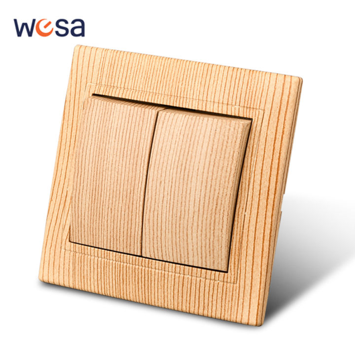 WESA Wood Classic Flame Retardant Plastic Panel 1 Gang 1 Way Wall ...