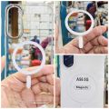 Samsung Galaxy A36,A55,A56,A15,A16 Anti Yellow Hard MagSafe Compatible Shockproof Transparent Slim Fit Wireless Charging supported Phone Back Case Mobile Cover.