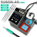SUGON-A9 Soldering Station Compatible Original Soldering Iron Tip 210/245/115 Handle Lead-free Electronic Welding Rework Station. 