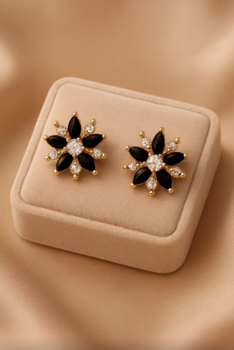Elegant%20flower%20design%20earrings%20for%20women%7Cblack%20&%20white%20colour%7Cfashionable%20earrings%20for%20girls%7CIzkha%20Elegance%20-%20Image%203