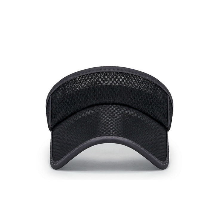 Summer%20Sports%20Sun%20Hats%20Men's%20Cap%20Adjustable%20Visor%20Uv%20Protection%20Empty%20Top%20Tennis%20Running%20Sunscreen%20Mesh%20Brim%20-%20Image%203