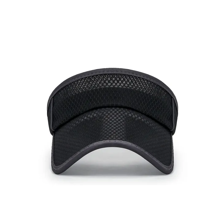 Summer%20Sports%20Sun%20Hats%20Men's%20Cap%20Adjustable%20Visor%20Uv%20Protection%20Empty%20Top%20Tennis%20Running%20Sunscreen%20Mesh%20Brim%20-%20Image%203