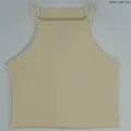 Halter Tight Top Trending Korean Tight Top Green And Blue Colour Casual Tees Unique Styling Crop Top Small Size Top. 