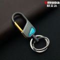 OMUDA luxury brand key chain with holder chinese metal car key holder zinc alloy keyring.
