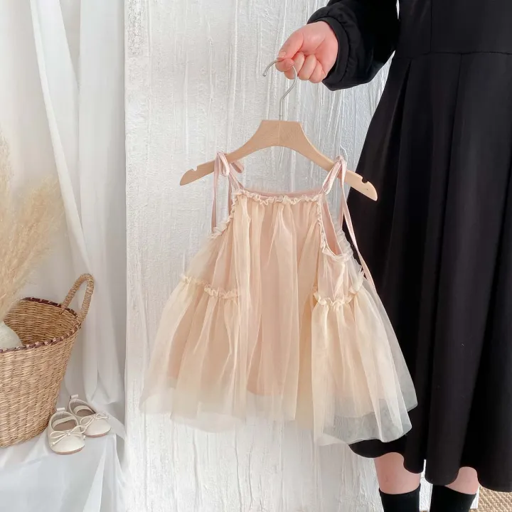 Girls%20ins%20strap%20dress,%20summer%20new%20Korean%20girls%20sweet%20princess%20dress%20mesh%20strap%20dress,%20suitable%20for%20going%20out%20-%20Image%204