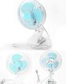 Electric Mini Portable Clip Fan 3 Blades And 2 Speed 180mm. 