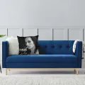 Damiano David Cushion Cover Sofa Living Room Maneskin Square Throw Pillow Case 45x45cm Double Sided Print Pillowcases. 
