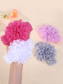 4pcs/set 5.3'' Baby Girls Big Chiffon Flower Headbands Soft Strecth Hairband Lovely Headwrap Newborns Infants Hair Accessories. 