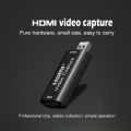 USB 2.0 Video Capture Card 4K HDMI-compatible Video Grabber Live Streaming Box Recording for PS4 XBOX Phone Game DVD HD Camera. 