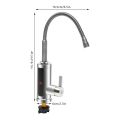3000W Instant Electric LCD Faucet Instant Tap 360° Fast Heater Heating Hot/Cold Water Supply for Bathroom Kitchen.