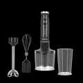 New Amazing Hand Blender, RED EVOLUTION 4-in-1 Immersion Blender, Stick Blender, 6 Speed Control, Hand Mixer Sets Includes Food Chopper, Egg Whisk, and BPA-Free Beaker (600ml), 800W, Black. 