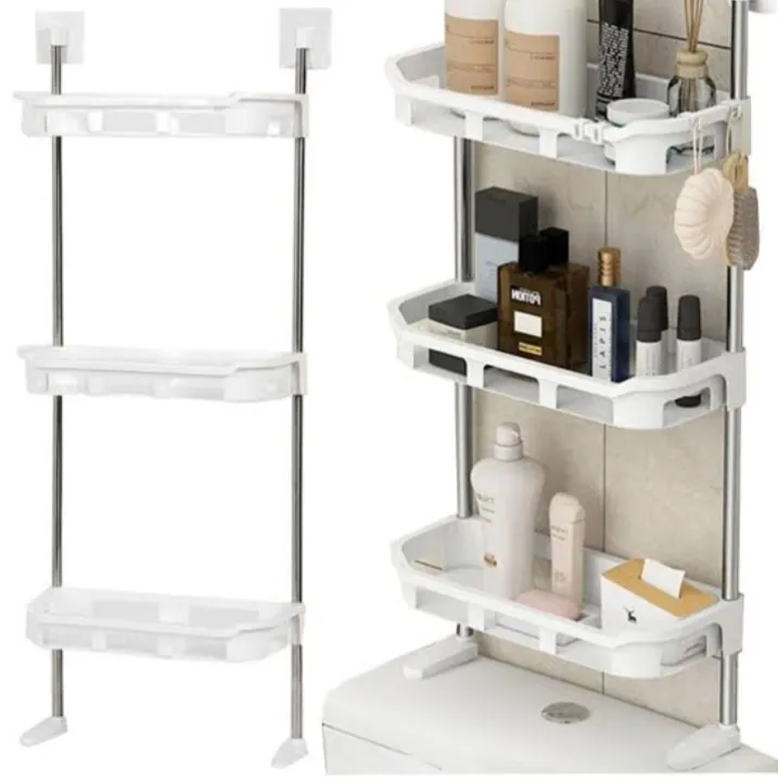 Wall%20mounted%20Bathroom%20Rack%20No%20drill%20storage%20toilet%20tank%20top%20organizer%20space-saving%20-%20Image%202