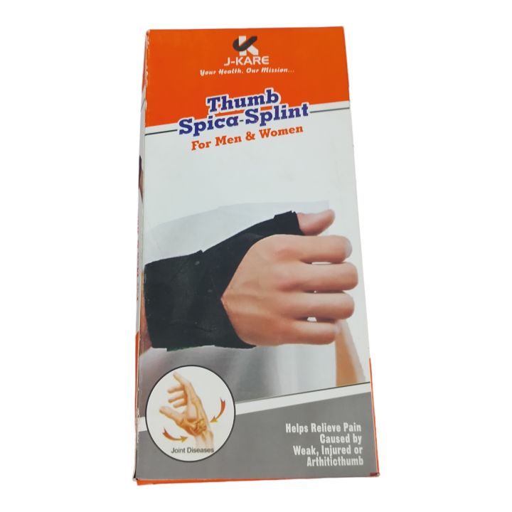 j Kare Thumb Spica Splint for Man And Woman