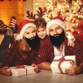 Fake Beard Party Beard Halloween Beard Santa Claus Big Beard White Long Hair Black Big Beard Party Beard Dressing. 