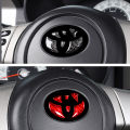 Carbon Fiber Car Steering Wheel Emblem Badge Sticker Glue Trim Decals For Toyota Corolla Rav4 CHR Auris Camry Prius Yaris. 