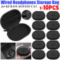 1-10PCS Wired Earbuds Case for KZ BA10 AS10 ES4 Wired Headphones PU Storage Box Portable Organizer Bag for KZ BA10 AS10 ES4. 