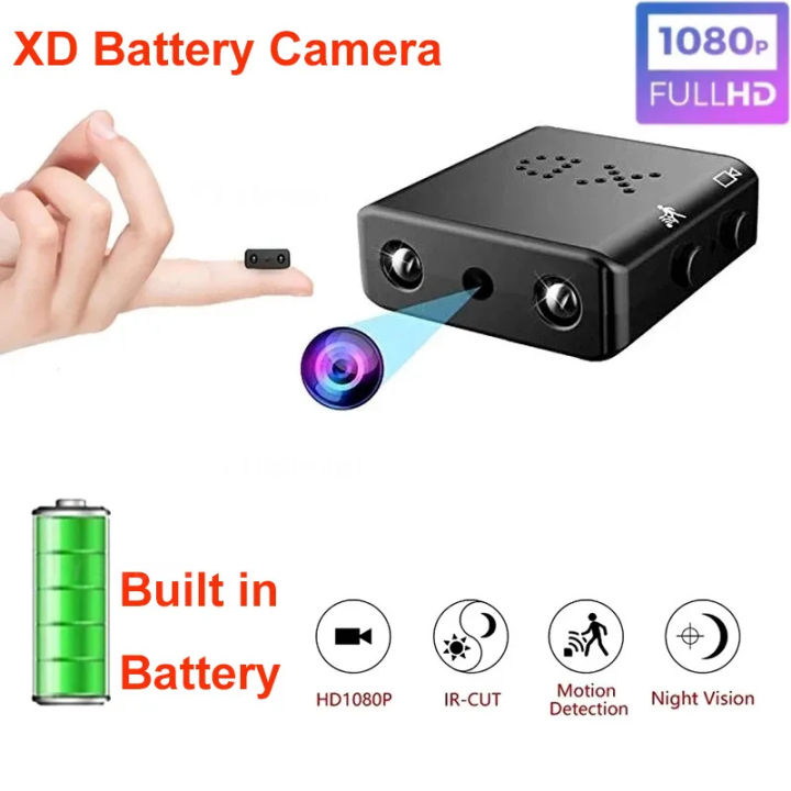 XD Mini Camera Full HD 1080P Home Security Camcorder Night Vision Micro