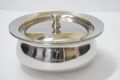 Stainless Steel serving bowl with lid | Mini serving bowl | ghee Butter Oil Pots. 