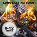 20/40/60pcs Natural Fire Starter,Wax Wood Stick,Suitable for Campfires,Fireplace,Barbecue Stove,Chimney Oven,Charcoal Ignition. 