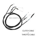 For Honda Steed VLX400 VLX600 Magna VF250 Shadow VT400 Modified Lengthen Extended Throttle Line 143CM Clutch Cable Wire 165CM. 