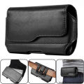 KISMIS Fashion Phone Wallet Waist Bag Leather Bag Belt Leather Case with Belt Clip and Ring Phone Holder Travel Hiking Case. 