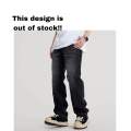 Black And Grey Box Stylish Baggy Regular Faded Jeans Pant For Men | Baggy Pants | Pants For Men | Men's Wear |. 