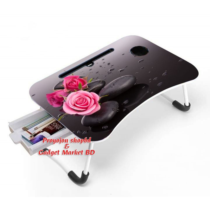 premium quality waterproof foldable laptop table and kids reading table With print