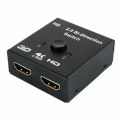 HDTV 2.0 Switch 2 In 1 Out Video Splitter for Laptops PC Xbox PS3/4/5 TV Box to Monitor TV Projector Adapter 1x2 or 2x1 2 Ports.