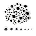 100pcs/200/550pcs Self-adhesive Googly Wiggle Eyes for DIY Scrapbooking Crafts Projects DIY Dolls Accessories Eyes Handmade Toys.