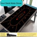 Texas Hold'em Poker Table Desk Mat Non-Slip  Base Washable Cloth Surface Large Mouse Pad. 