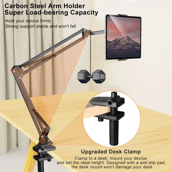 Tablet%20Stand%20Holder%20for%20Bed%20Rotatable%20Phone%20Stand%20for%204-12.9"%20iPad%20Pro%20%20Tab%20%20Pad%20Tablet%20Adjustable%20Holder%20Long%20Arm%20-%20Image%205
