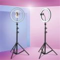 Photo LED Selfie Stick Ring Fill Light 10 inch Dimmable Camera Phone Ring Lamp With Stand Tripod For Makeup Video Live Studio.. 