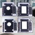 Universal CD DVD to HDD Case Enclosure 2.5" SSD with Optibay, 9.5/12.7mm 2nd HDD Caddy SATA 3.0 CD-ROM.