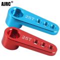 28.4mm Metal Servo Arm For 1/10 Rc Car Wltoys Futaba Hsp Axial Scx10 Trx4 Trx6 Rgt Metal 25t Servo Arm Heightening Steering Arm. 