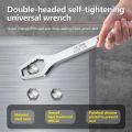 8-22mm Universal Torx Wrench Self-tightening Adjustable Glasses Wrench Board Double-head Torx Spanner Hand Tools for Factory. 