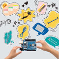 DIY Electronic Starter Kit for UNO R3 Arduino Circuit Board Electronics 12-in-1 Programmable Engineering Coding Education. 