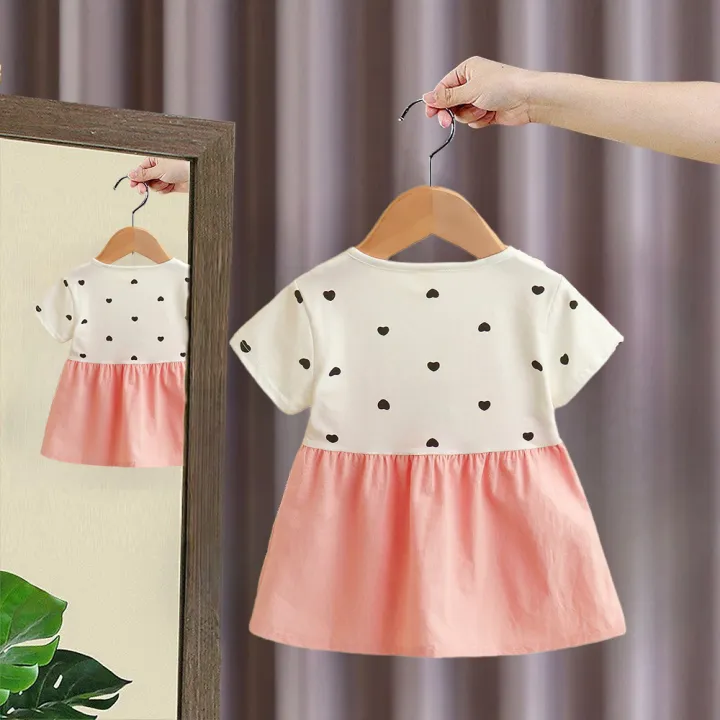 Girl%20Kid's%20Dress%20Summer%20Two%20Heart-Shaped%20Printed%20Casual%20Girls'%20Dress%20Sweet%20Baby%20Girl%20Clothes%20-%20Image%205