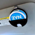 ZYN Car Visor Clip - Durable plastic for ZYN cans, compatible with most car visors for quick access and stylish storage. 
