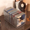 CD disc rack desktop disc black vinyl record magnetic tape display storage rack collection storage album storage box. 