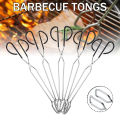 Barbecue Scissor Tongs Grilled Food Tong BBQ Tools Long Handle Scissor BBQ Bread Roast Clip Kitchen Baking Tongs BBQ Accessories.