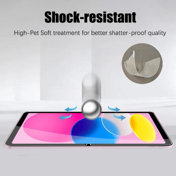 3Pcs%20Pet%20Screen%20Protector%20For%20iPad%2011th%20A16%2010th%20Generation%209th%208th%207th%206th%205th%20Mini%207%20A17%20Pro%20Mini%206%20Film%20No%20Glass%20-%20Image%204