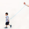 Kids Anti-Lost Leash with Pulling Rope, Anti-Lost Back Pack, Safety Strap with Spring Rope, Blue and Pink Polyester, for. 