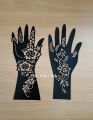 2 Mehendi Stickers for left hand ( Pair). 