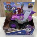 Original PAW Patrol Rescue Wheels Vehicle Toy with Collectible Action Figure Roxi Boomer Skye Chase Rocky Kids Toy Birthday Gift. 