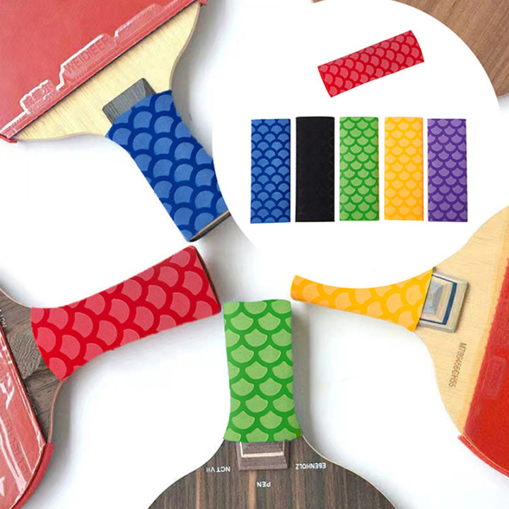 thumbnail image 2 of M METERXITY 3 Pack Table Tennis Racket Grip Tape - Paddle Grip, Soft Rubber, Apply 2 of 14